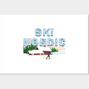 Ski Nordic Posters and Art